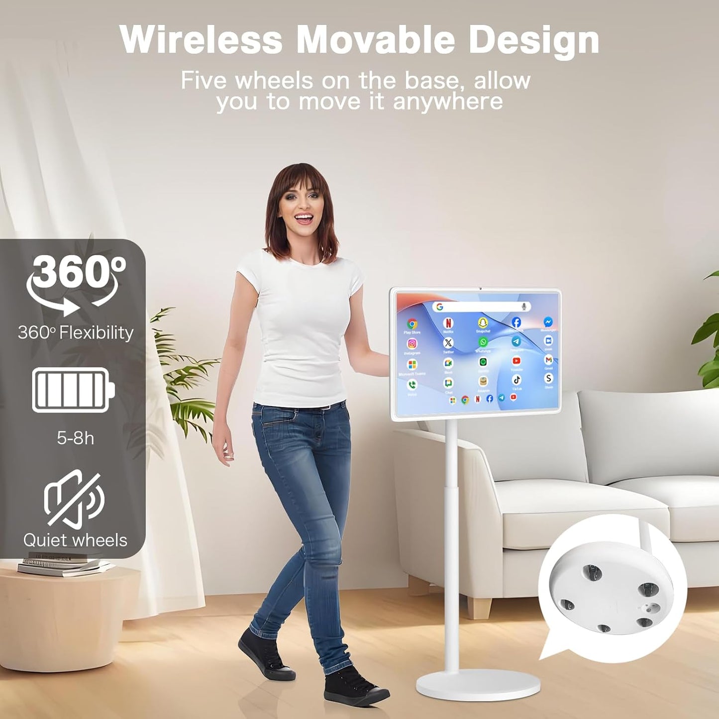 ZERNO - 4K Smart Standing Display